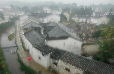 《烟雨查济》 葛忠无摄.jpg